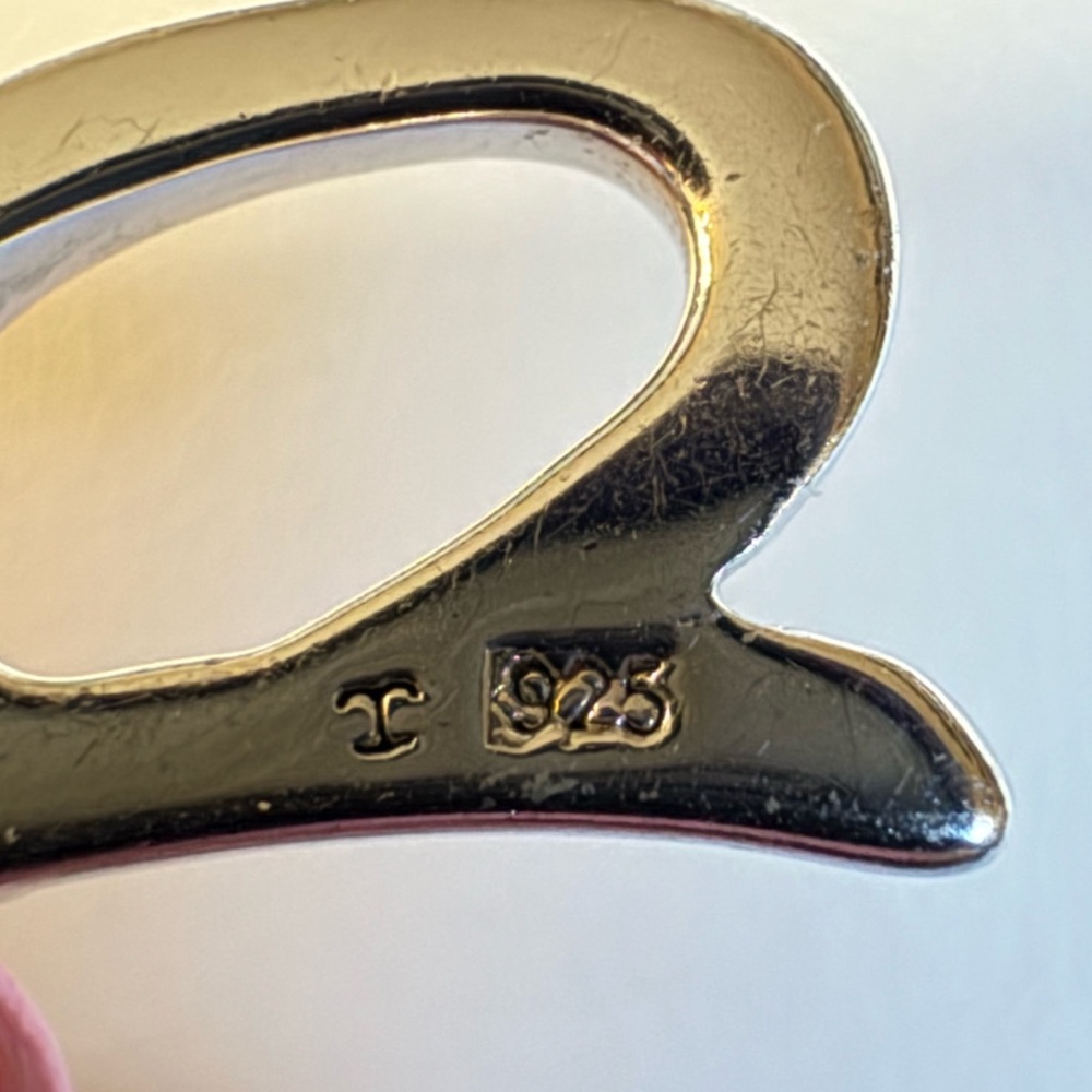 925 Diamond Initial D Necklace - image 3